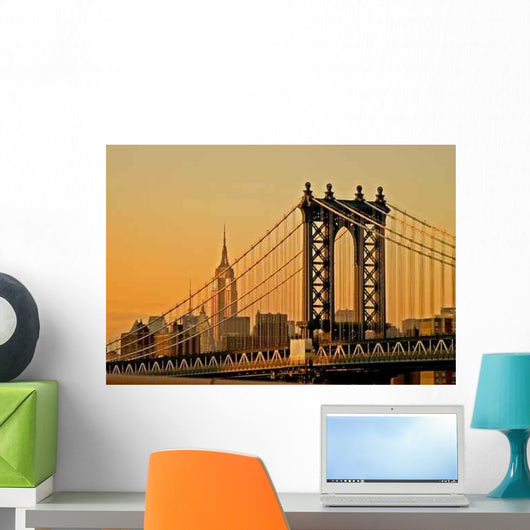 Bridge Sunset Wall Decal