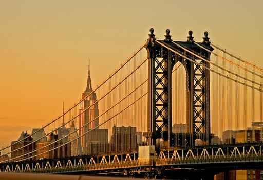 Bridge Sunset Wall Decal