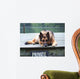 German Shepherd on Dock Wall Mural
