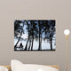 silhouette lonely man Wall Mural