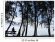 silhouette lonely man Wall Mural