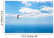Man climbing on the suspension bridge. Wall Mural