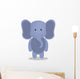 cute elephant isolated icon design, vector illustration  graphic  Wall Decal