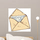 Vintage Envelope with Handwritten Wall Decal