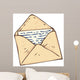 Vintage Envelope with Handwritten Wall Decal