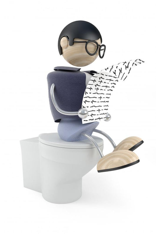 Bathroom Newspaper Wall Decal