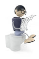 Bathroom Newspaper Wall Decal