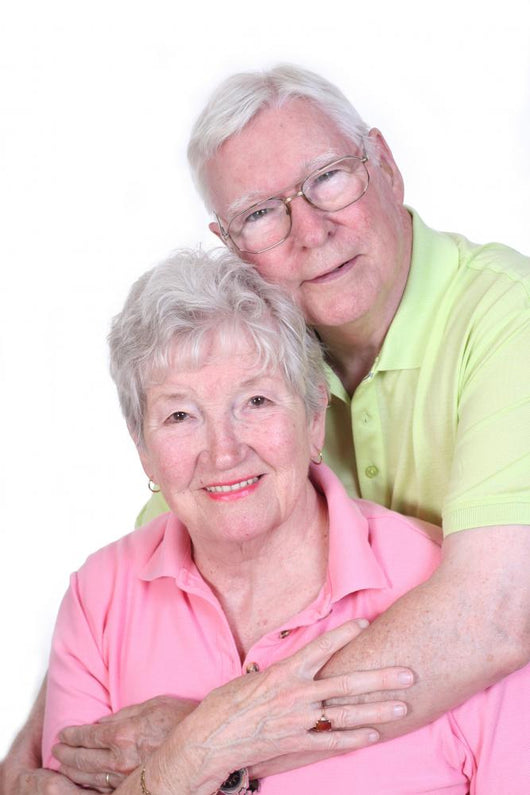 senior couple Wall Decal