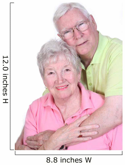 senior couple Wall Decal