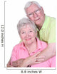 senior couple Wall Decal