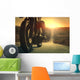 Roaring Motorcycle Wall Decal