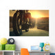 Roaring Motorcycle Wall Decal