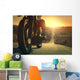 Roaring Motorcycle Wall Decal