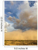 Storm clouds build as a Haboob approaches Wall Mural