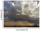 Thunderstom clouds in the sky above a Haboob Wall Mural
