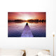 Waiting for the sunrise Wall Mural