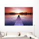 Waiting for the sunrise Wall Mural
