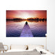Waiting for the sunrise Wall Mural