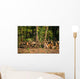 Chopped Firewood under Trees Wall Decal