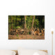 Chopped Firewood under Trees Wall Decal