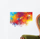 Ink Splat Rainbow Bottom Wall Decal