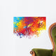 Ink Splat Rainbow Bottom Wall Decal