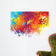 Ink Splat Rainbow Bottom Wall Decal