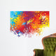 Ink Splat Rainbow Bottom Wall Decal