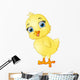Happy chicks cartoon Wall Decal