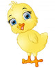 Happy chicks cartoon Wall Decal