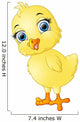 Happy chicks cartoon Wall Decal