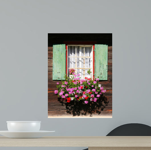 Blumenfenster Wall Mural