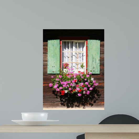 Blumenfenster Wall Mural