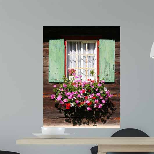 Blumenfenster Wall Mural