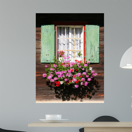 Blumenfenster Wall Mural