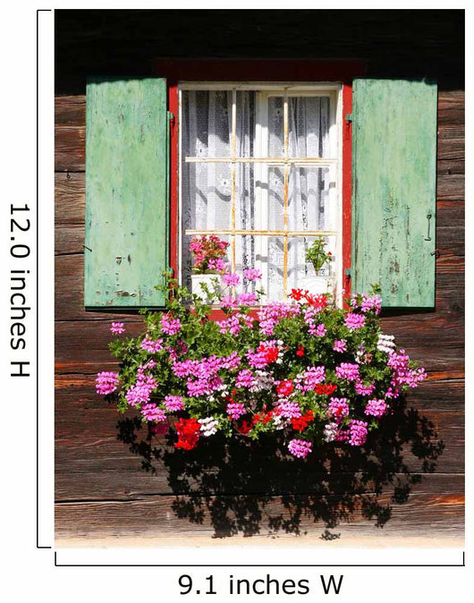 Blumenfenster Wall Mural