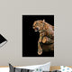animal portrait leopard Wall Mural
