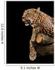 animal portrait leopard Wall Mural
