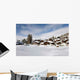 Village under Snow Wall Decal