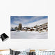 Village under Snow Wall Decal