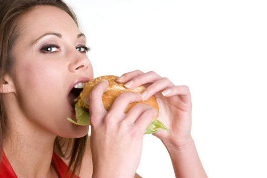 Burger Woman Wall Decal