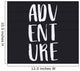 Adventure, ink hand lettering. Wall Mural