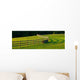 Farm Field and Fence Wall Decal