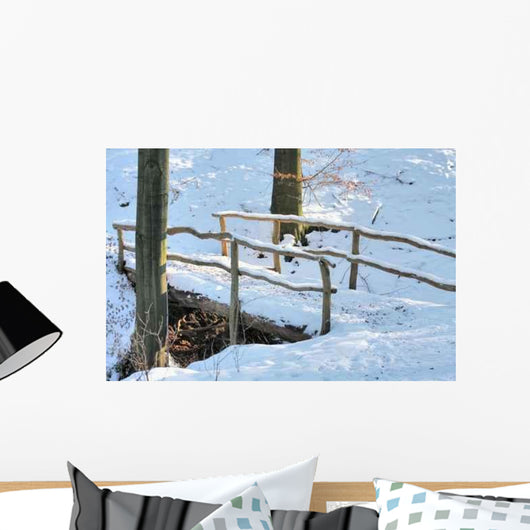 Winter Landscape Wall Decal Design 2