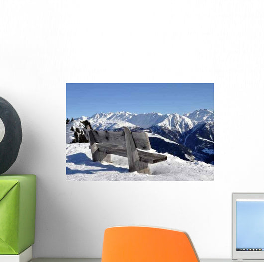 Mountain Panorama Wall Decal Design 2