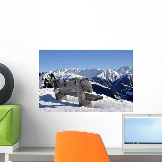 Mountain Panorama Wall Decal Design 2