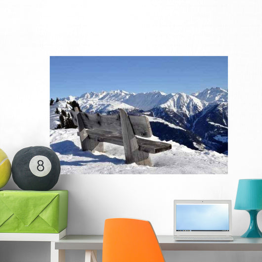 Mountain Panorama Wall Decal Design 2