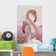 Flamingos Wall Mural