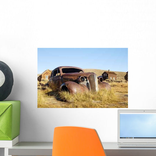 Rusty Old Coupe 3 Wall Decal