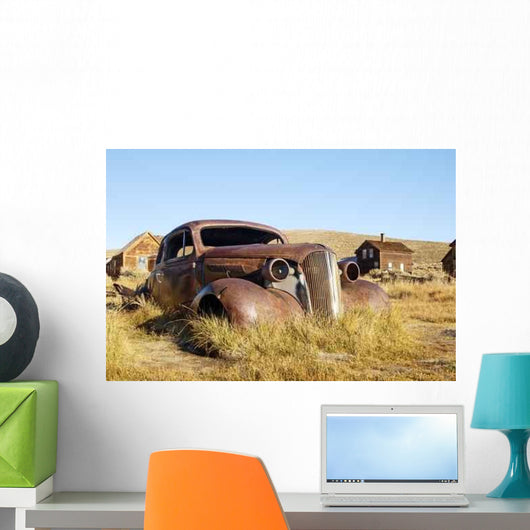 Rusty Old Coupe 3 Wall Decal